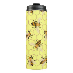 Bouteilles Isothermes Abeilles de miel, Sauvez les abeilles, motif des a