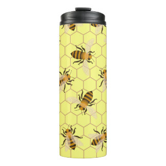 Bouteilles Isothermes Abeilles de miel, Sauvez les abeilles, motif des a