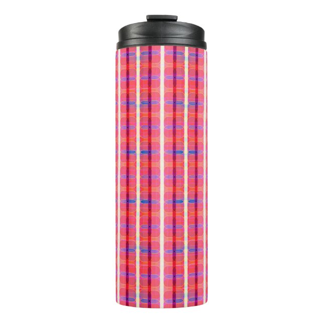 Bouteilles Isothermes abstract background, colorful intersecting striped (Devant)