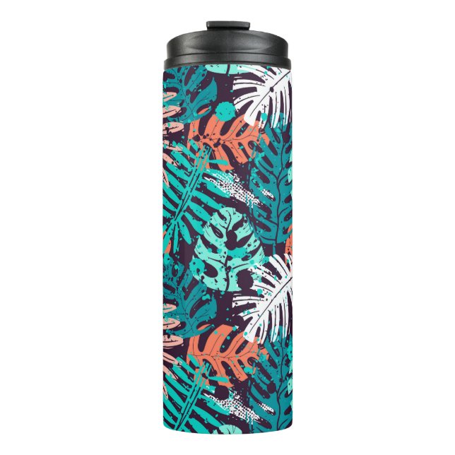 Bouteilles Isothermes Abstract seamless tropical leaves pattern. Creativ (Devant)