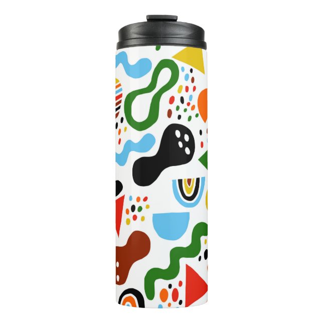 Bouteilles Isothermes abstraction de style moderne avec composition  (Devant)