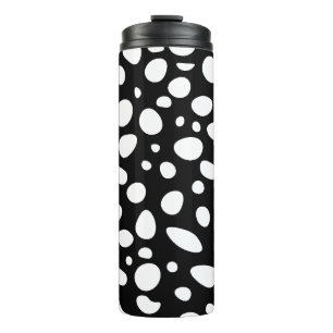 Bouteilles Isothermes Abstrait Cheetah Spots noir & blanc Monochrome
