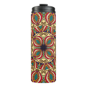 Bouteilles Isothermes Abstrait Ethnic Ornate Background, antique,