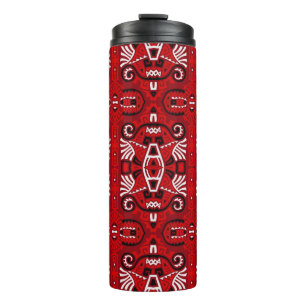Bouteilles Isothermes Abstrait Ethnique vintage Motif sans couture. tend