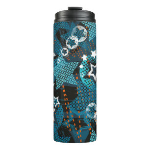 Bouteilles Isothermes Abstrait grunge star motif Creative the backgrou