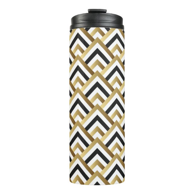 Bouteilles Isothermes Abstrait Motif sans couture. Patch transparent vin (Devant)