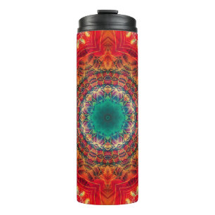 Bouteilles Isothermes Abstrait ornement floral coloré sans couture moti