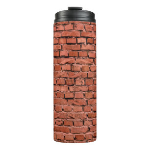 Bouteilles Isothermes Abstrait Vieux Mur de brique arrondie Vintage fiss