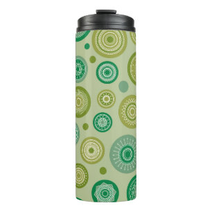Bouteilles Isothermes Abstraits ornements ronds sans couture motif vinta