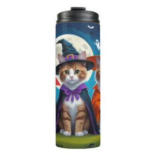 Bouteilles Isothermes Abyssinian Chats Citrouille Halloween Funny