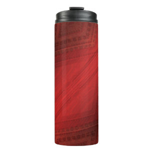 Bouteilles Isothermes Acceptation   Motif de Boho Eclectique Rouge