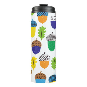 Bouteilles Isothermes Acorn Automne : Motif Vintage.