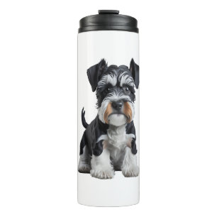 Bouteilles Isothermes Adorable HD miniature Schnauzer Portrait de chiot