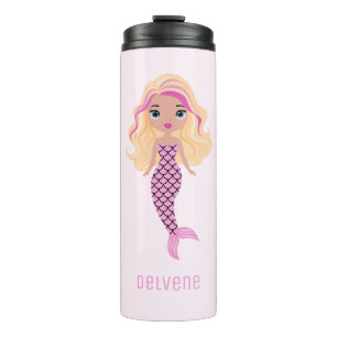 Bouteilles Isothermes Adorable sirène rose