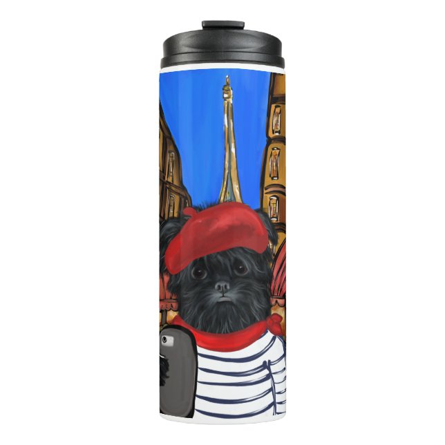 Bouteilles Isothermes Affenpinscher  Selfie (Devant)