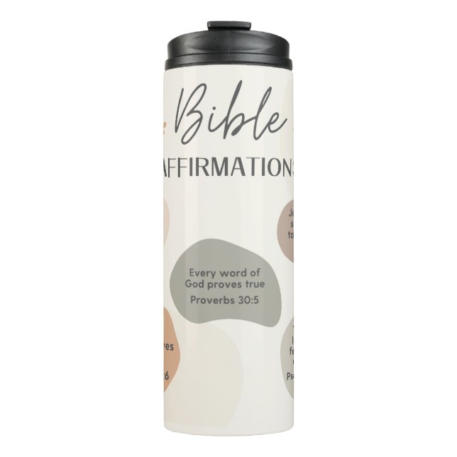 Bouteilles Isothermes Affirmations de la Bible (Devant)