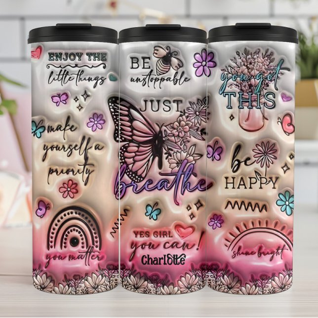 Bouteilles Isothermes Affirmations motivationnelles : autosoins brillant (Créateur téléchargé)