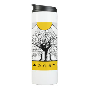 Bouteilles Isothermes Affirmations Yoga Tree Water Bottle