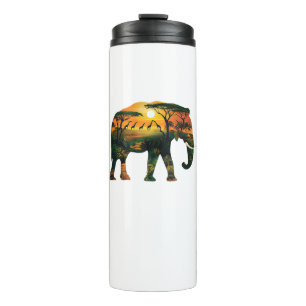 Bouteilles Isothermes African Elephant Sunset Safari Nature Lots