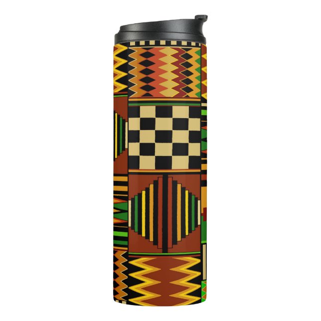 Bouteilles Isothermes African Royal Kente Cloth Design (Tourné sur la gauche)