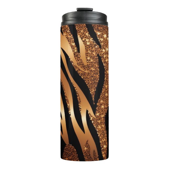 Bouteilles Isothermes Agate Tiger Parties scintillant Tumbler thermique  (Devant)