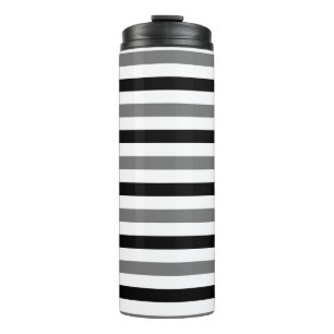 Bouteilles Isothermes Ahs motif rayures noires et blanches 