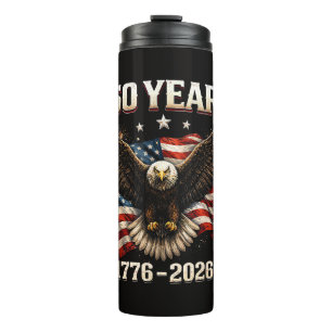 Bouteilles Isothermes Aigle patriotique des États-Unis 250e anniversaire