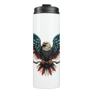 Bouteilles Isothermes Aigle rustique patriotique américain/américain cha