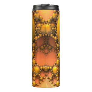 Bouteilles Isothermes Aiguille jaune Fractale Art Thermal Tumbler