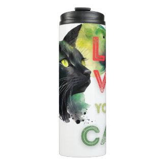 Bouteilles Isothermes Aimez votre chat 