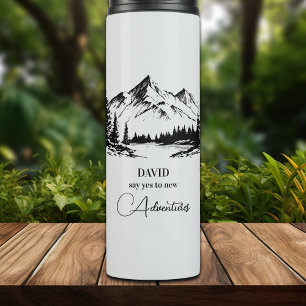 Bouteilles Isothermes Ajouter Montagnes et Ruisseau Nom
