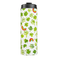 Ajoutez votre propre texte ! Aquarelle shamrock et