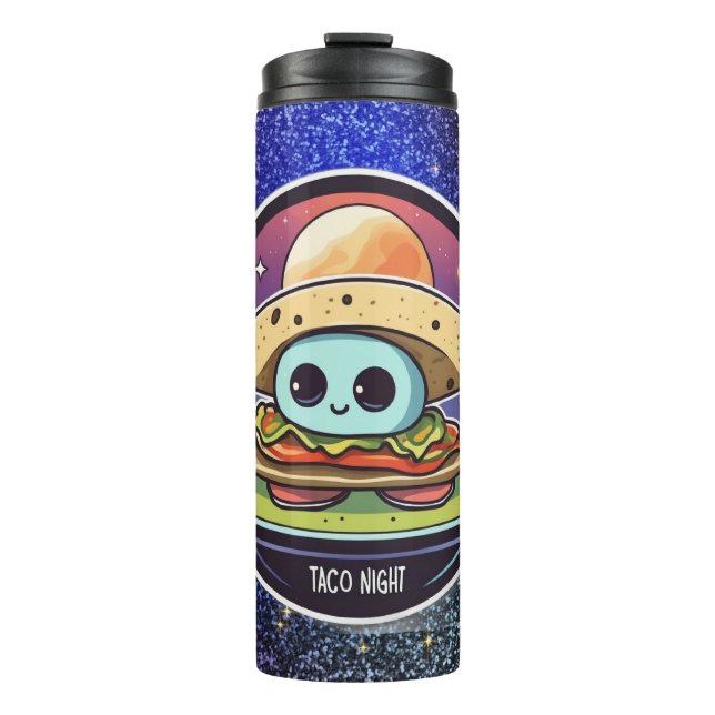 Bouteilles Isothermes Alien de nuit Taco (Devant)