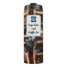 Allez, gaufre ! Bleu éclair Reiki Tumbler thermiqu