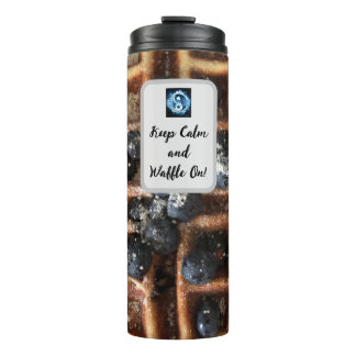 Bouteilles Isothermes Allez, gaufre ! Bleu éclair Reiki Tumbler thermiqu
