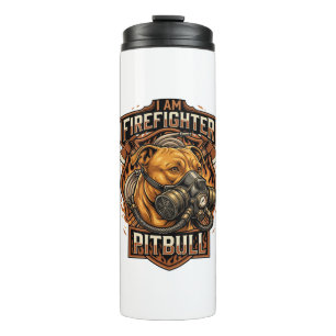 Bouteilles Isothermes Am Pitbull Pompier Chien Masque à Gaz Bouclier