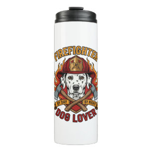Bouteilles Isothermes Amant de chien pompier Dalmatien Casque de pompier