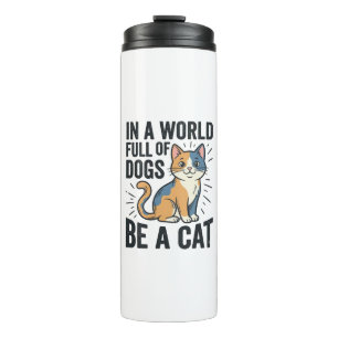 Bouteilles Isothermes Amateur de chat vintage Soyez un graphisme de chat
