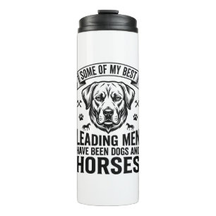 Bouteilles Isothermes Amateur de chien cheval vintage conception hommes