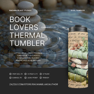 Bouteilles Isothermes Amateurs de livre Bookish Thermal Tumbler