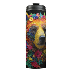 Bouteilles Isothermes Amateurs d'ours grizzle ours brun chasseur camper 