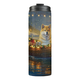Bouteilles Isothermes American Akita Christmas Festive Voyage