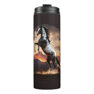 Bouteilles Isothermes American Paint Horse Rearing à Sundown Tumbler