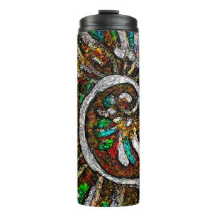 Bouteilles Isothermes Ammonite Abstraite