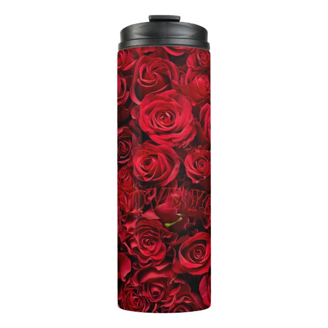 Bouteilles Isothermes Amour rose (Devant)