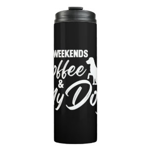 Bouteilles Isothermes Amoureux de les chiens cadeaux Week-ends Café & Mo