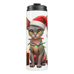 Bouteilles Isothermes Amoureux des animaux de compagnie Chaton Sphynx mi