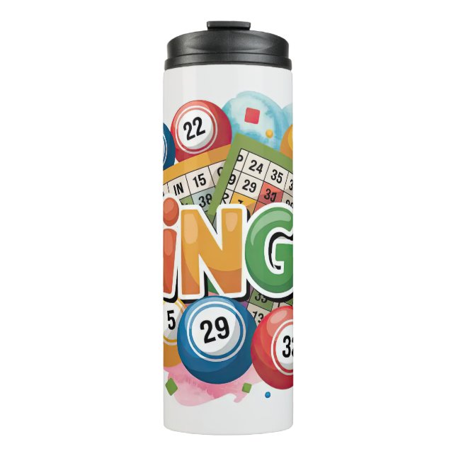 Bouteilles Isothermes Amusement Bingo (Devant)