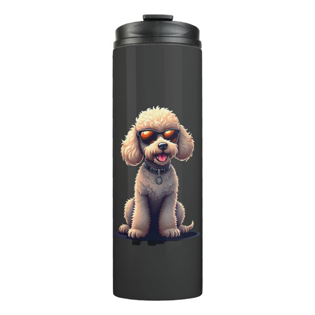 Bouteilles Isothermes Amusing Poodle Amoureux Animaux Chiens Graphique C (Devant)