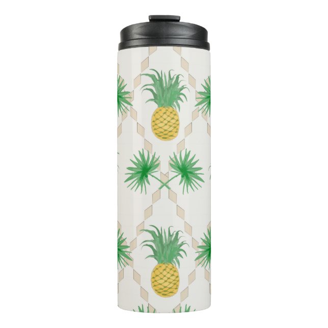 Bouteilles Isothermes Ananas, rétro (Devant)
